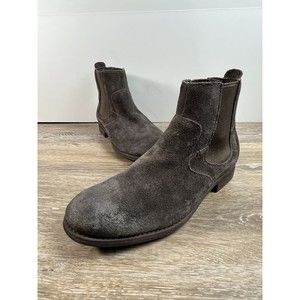 UGG Clyne Men’s gray Suede Leather Chelsea Distressed Boots 1005447 Size 11